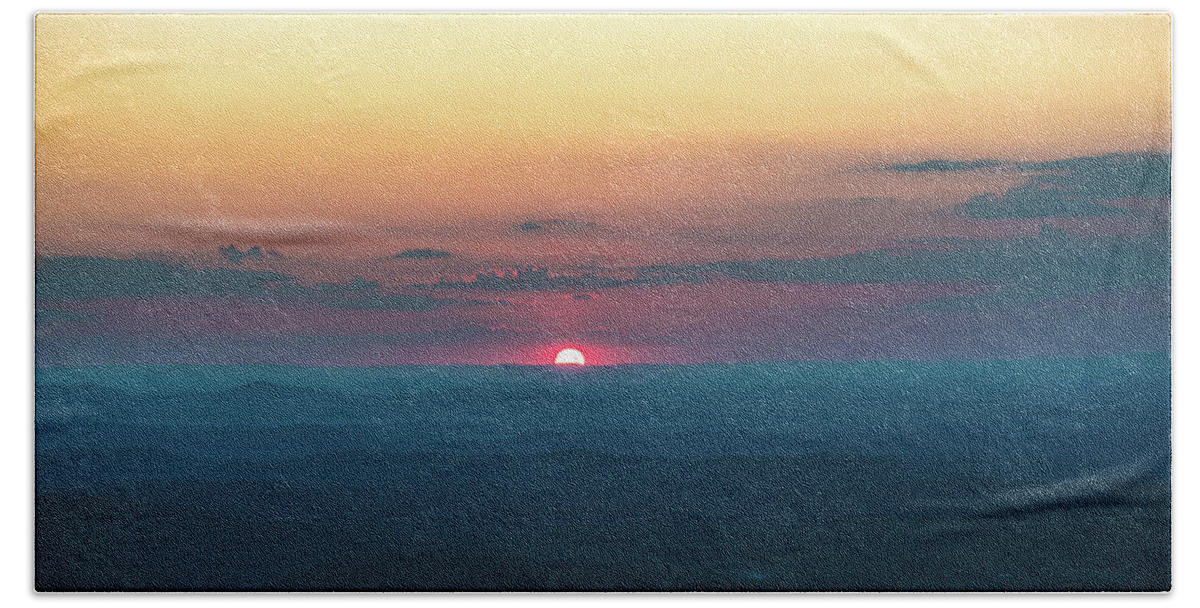 Alabama Beach Towel featuring the photograph Cheaha Wilderness Sunset - Summer by James-Allen