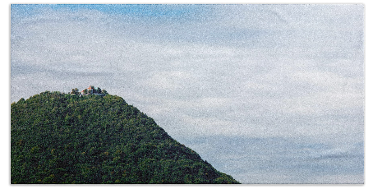 Mountain Beach Towel featuring the photograph Church on Smarna Gora by Ian Middleton