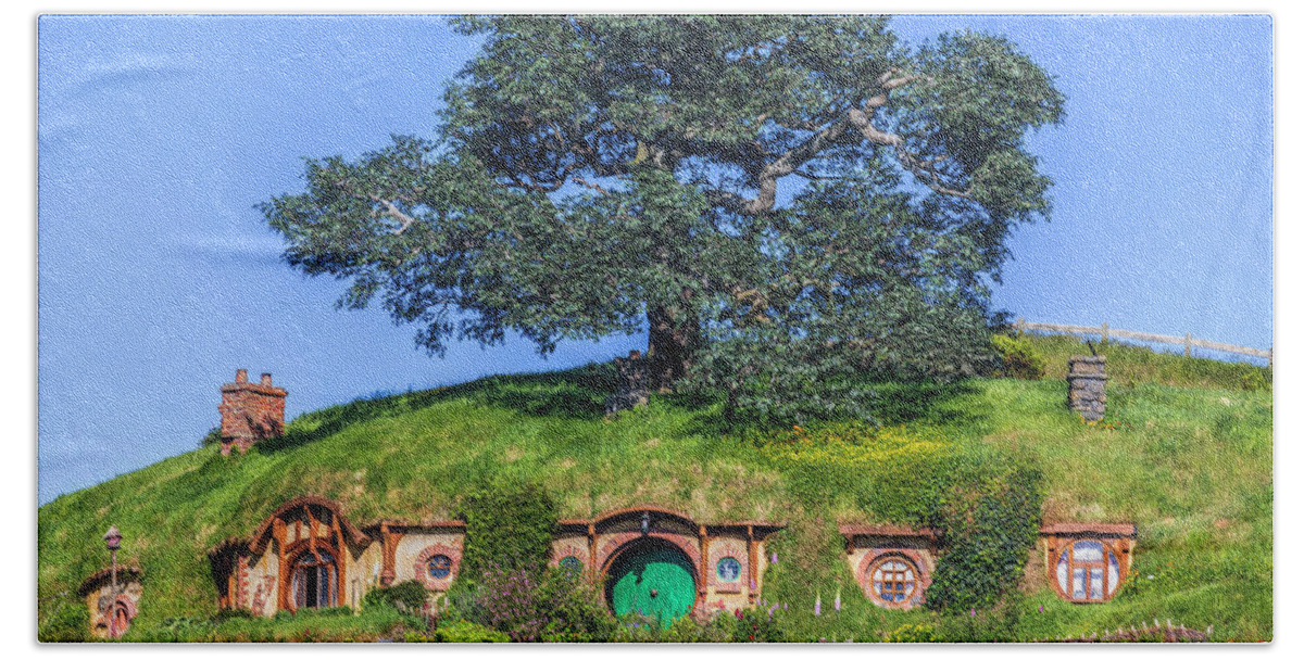 Hobbiton Beach Towel featuring the photograph Hobbiton - New Zealand by Joana Kruse