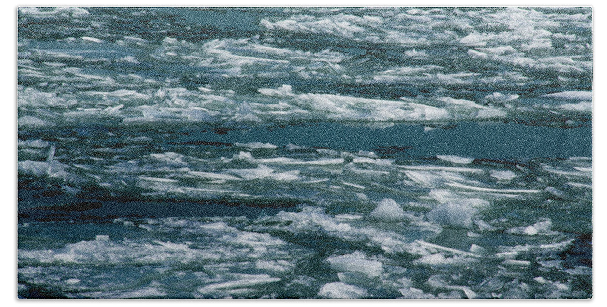 Ice Beach Towel featuring the photograph Ice cold by Stuart Manning