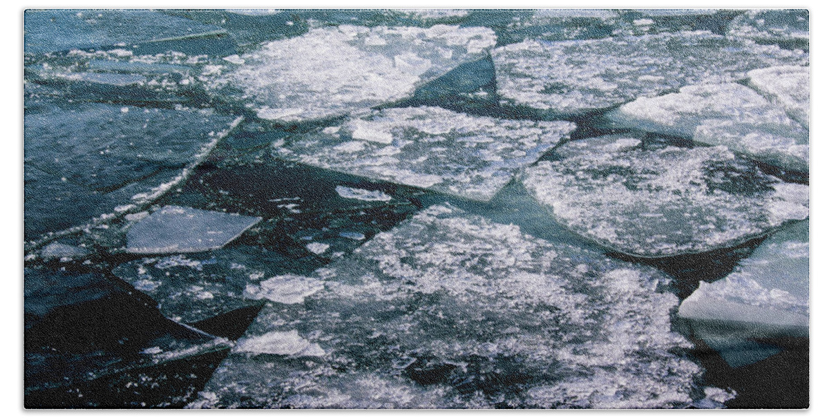 Ice Beach Sheet featuring the photograph Ice by Stuart Manning