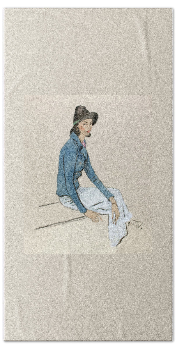 Illustration Of Princess Obolensky Beach Towel