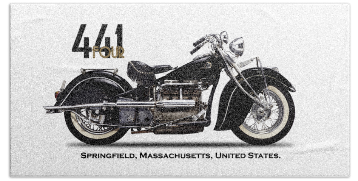Indian Four Beach Towel featuring the photograph The 441 Four 1938 by Mark Rogan