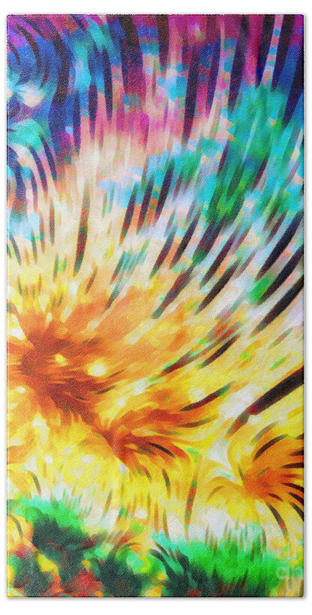 2018 Beach Towel featuring the photograph Intergalactic Splash by Jack Torcello