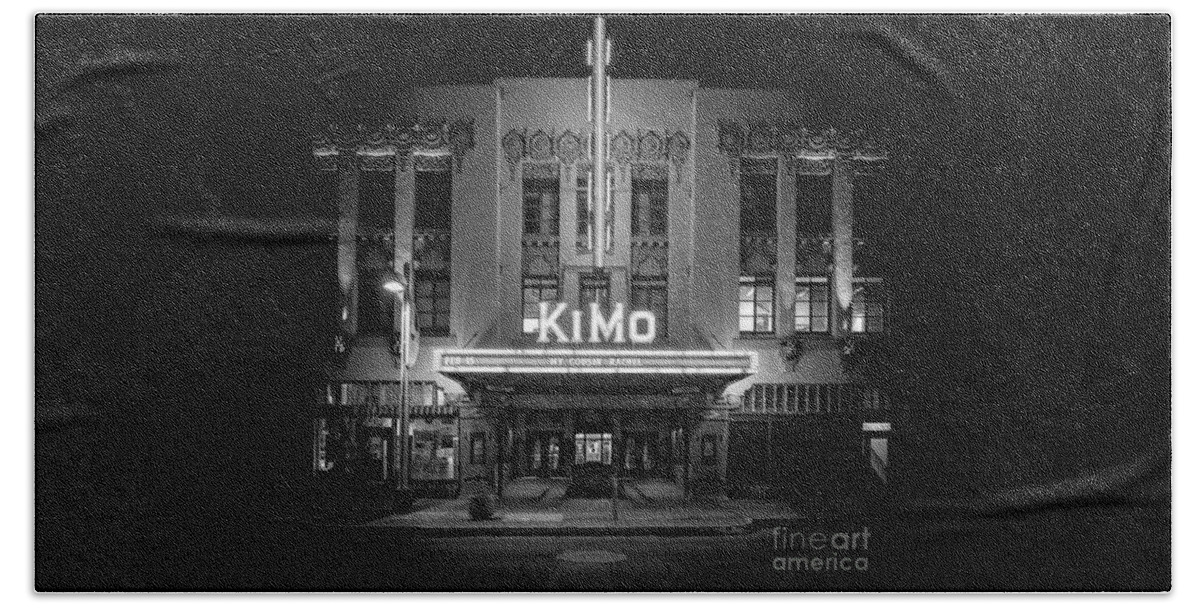 Kimo Theater Beach Towel featuring the photograph Kimo Theater by Imagery by Charly