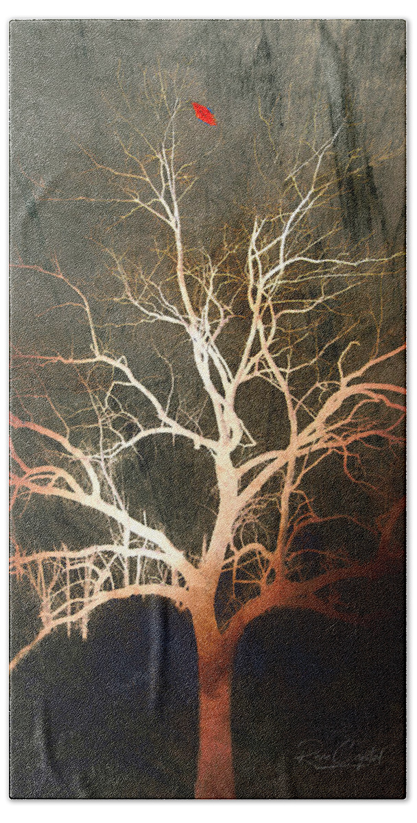 Trees Beach Towel featuring the photograph Letting Go Is Hard by Rene Crystal