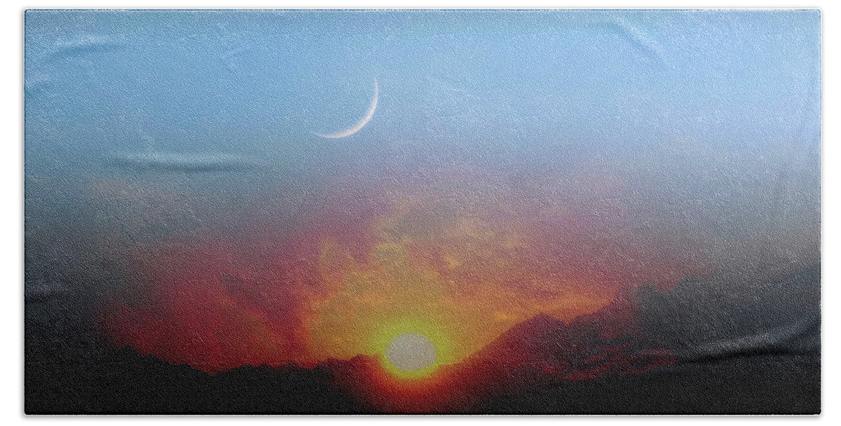Sunset Beach Towel featuring the photograph Magical And Beautiful Sunset In Dreamland by Johanna Hurmerinta