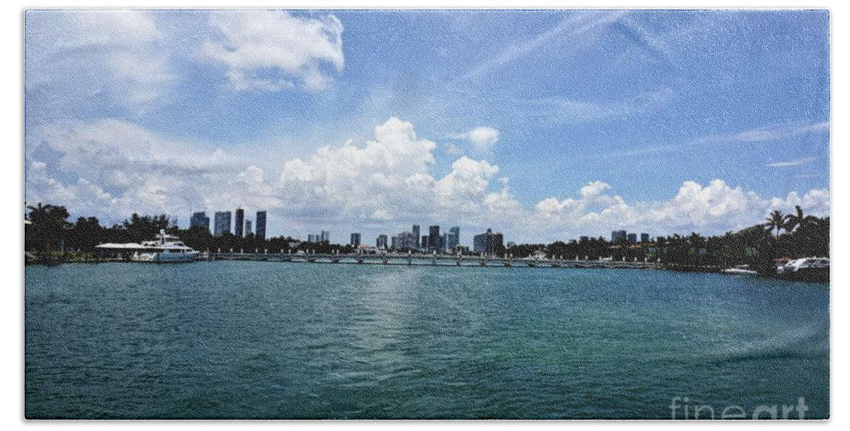 Miami Beach Towel featuring the photograph Miami7 by Merle Grenz