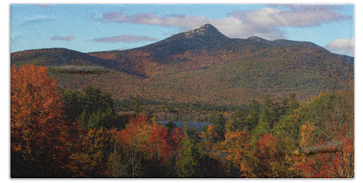 Chocorua Fall Colors Beach Towel featuring the photograph Mount Chocorua New Hampshire by Jeff Folger