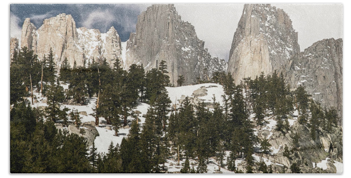 Mountains Beach Towel featuring the photograph Mt Whitney by Ryan Weddle