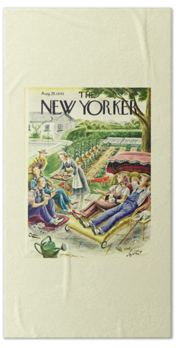 New Yorker August 28 1943 Beach Sheet
