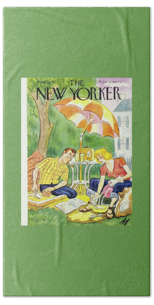 New Yorker July 12th 1947 Beach Sheet