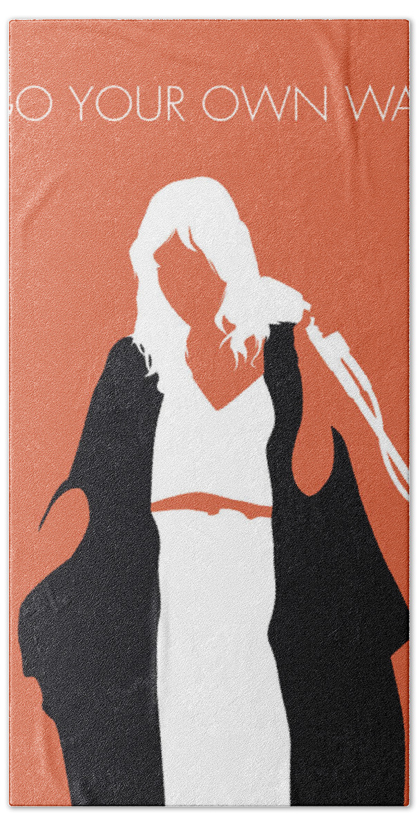 Fleetwood Beach Towel featuring the digital art No303 MY Fleetwood Mac Minimal Music poster by Chungkong Art