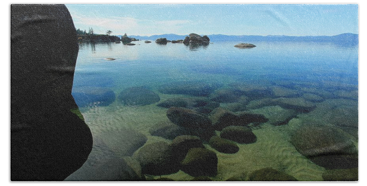 Lake Tahoe Beach Towel featuring the photograph November Nirvana by Sean Sarsfield