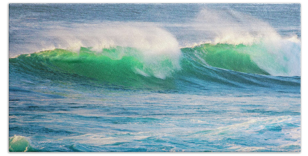 Ocean Beach Towel featuring the photograph Ocean Mist by Anthony Jones