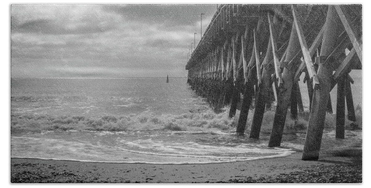 Pier Beach Towel featuring the photograph Ocean Pier by David Palmer