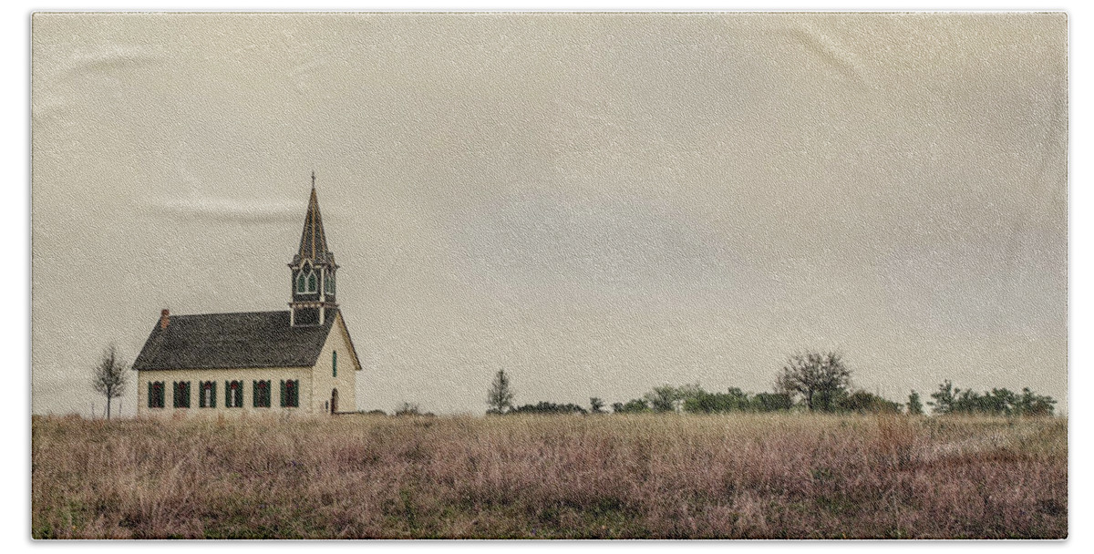 2019 Beach Towel featuring the photograph Old Country Church by KC Hulsman