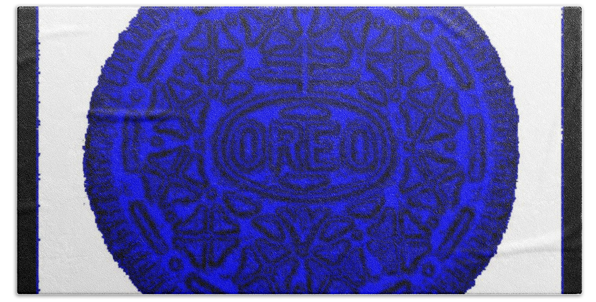 Oreo Beach Towel featuring the photograph Oreo Redux Blue 3 by Rob Hans