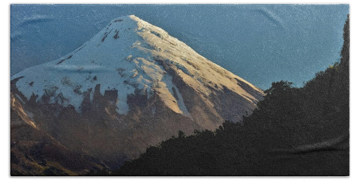 Osorno Volcano Beach Towel featuring the photograph Osorno Volcano by Heidi Fickinger