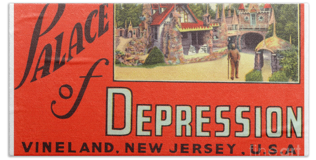 Palace Beach Sheet featuring the photograph Palace of Depression by Mark Miller