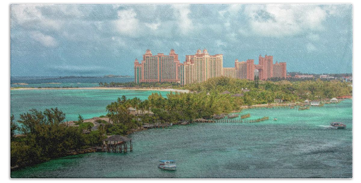 Paradise Island Beach Sheet featuring the photograph Paradise Island Bahamas by Kristia Adams