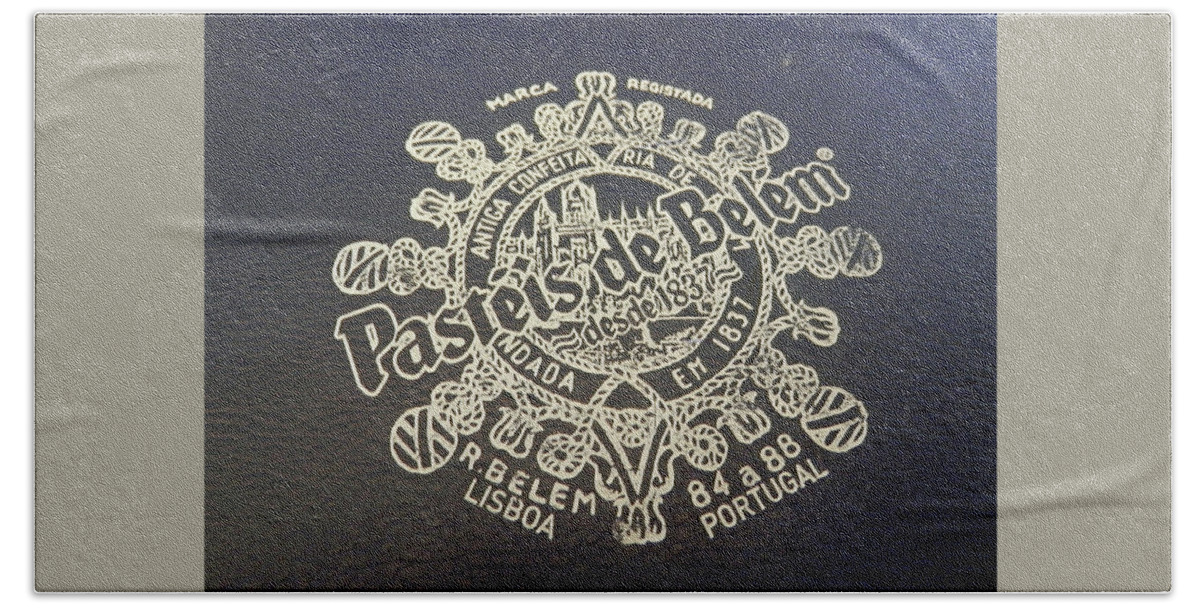 Logo Beach Towel featuring the photograph Pasteis de Belem by Pema Hou