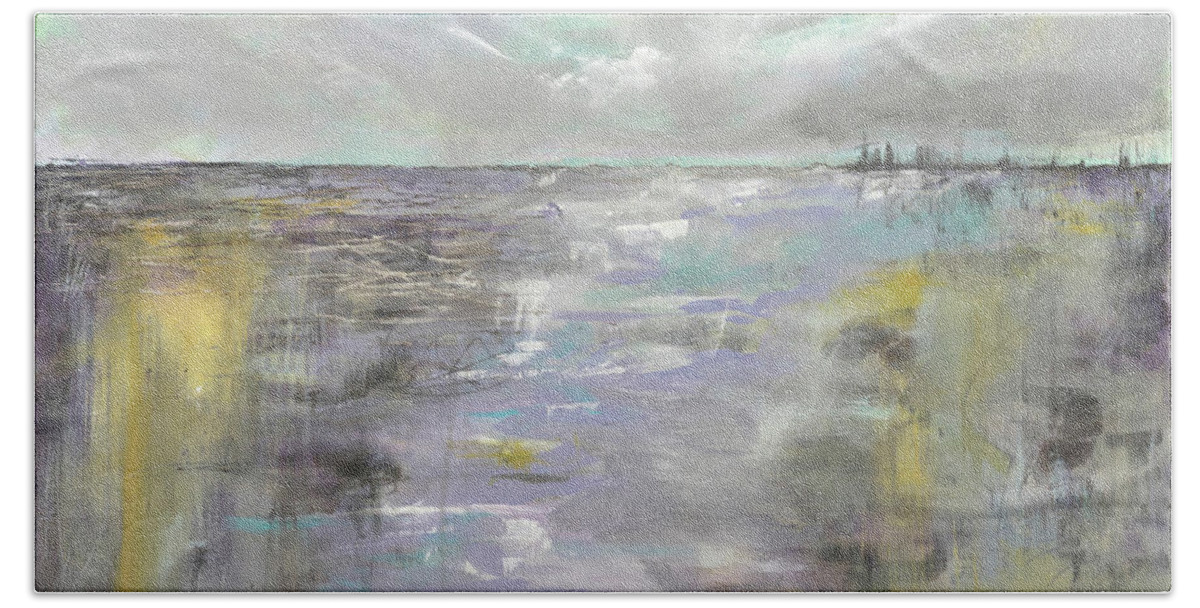 Perfect Beach Towel featuring the painting Perfect Storm by Theresa Marie Johnson