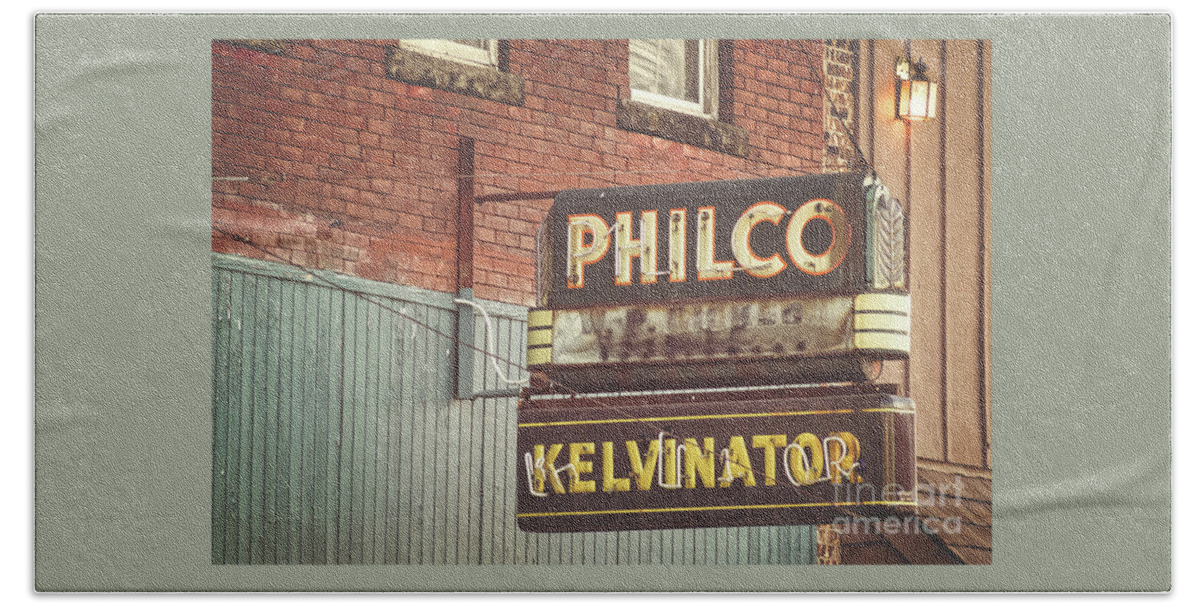 Philco - Kelvinator Beach Sheet featuring the photograph Philco - Kelvinator by Imagery by Charly