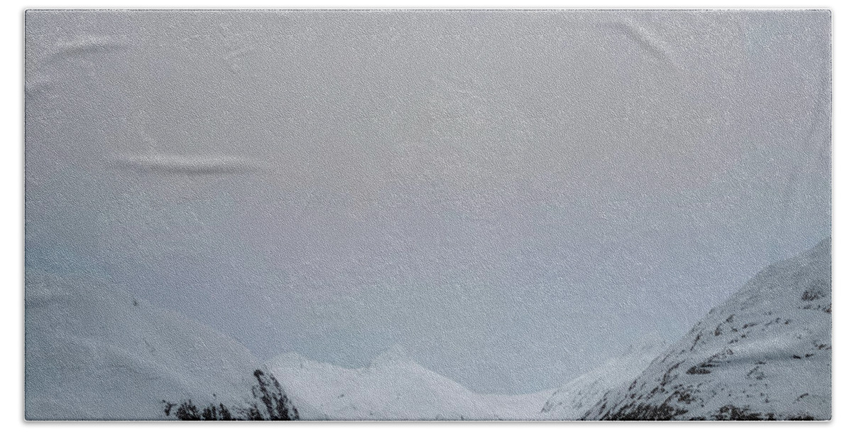 Alaska Beach Towel featuring the photograph Portage White by Robert Fawcett