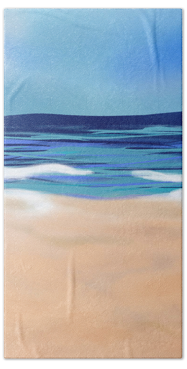 Refresh Beach Towel featuring the digital art Refresh by Annette M Stevenson