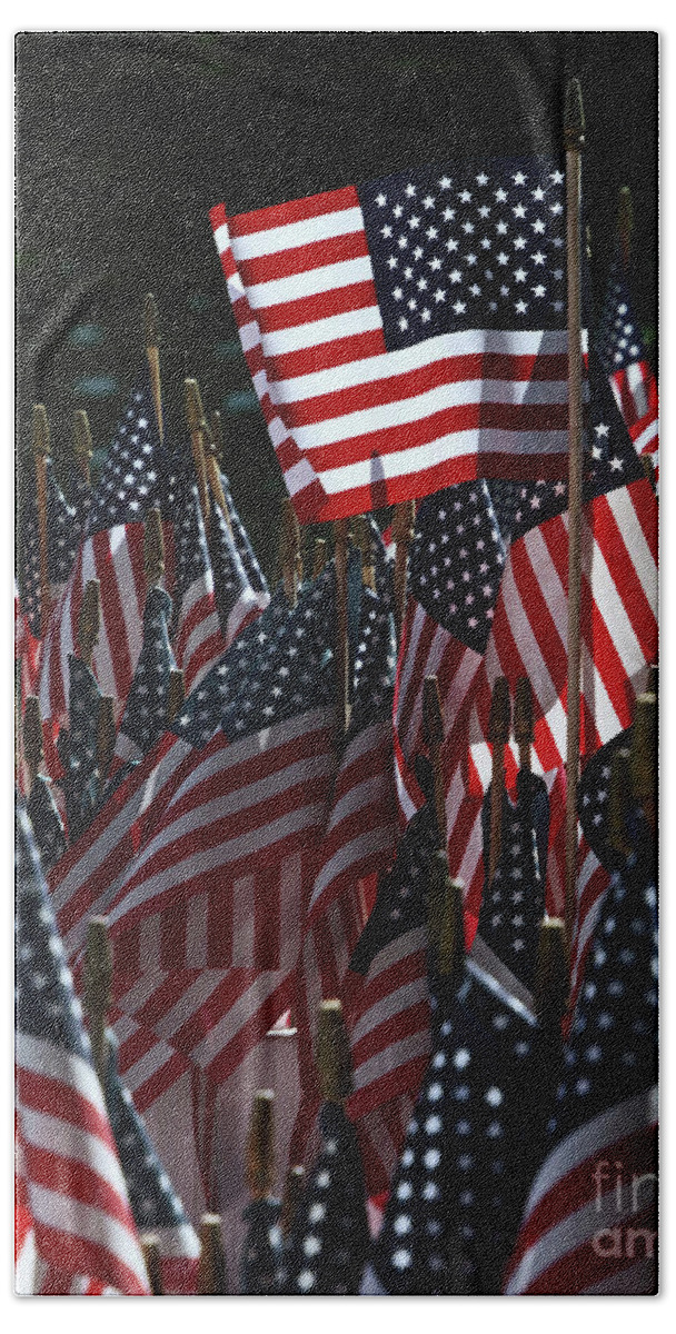 America Beach Towel featuring the photograph Remember by Tiffany Whisler