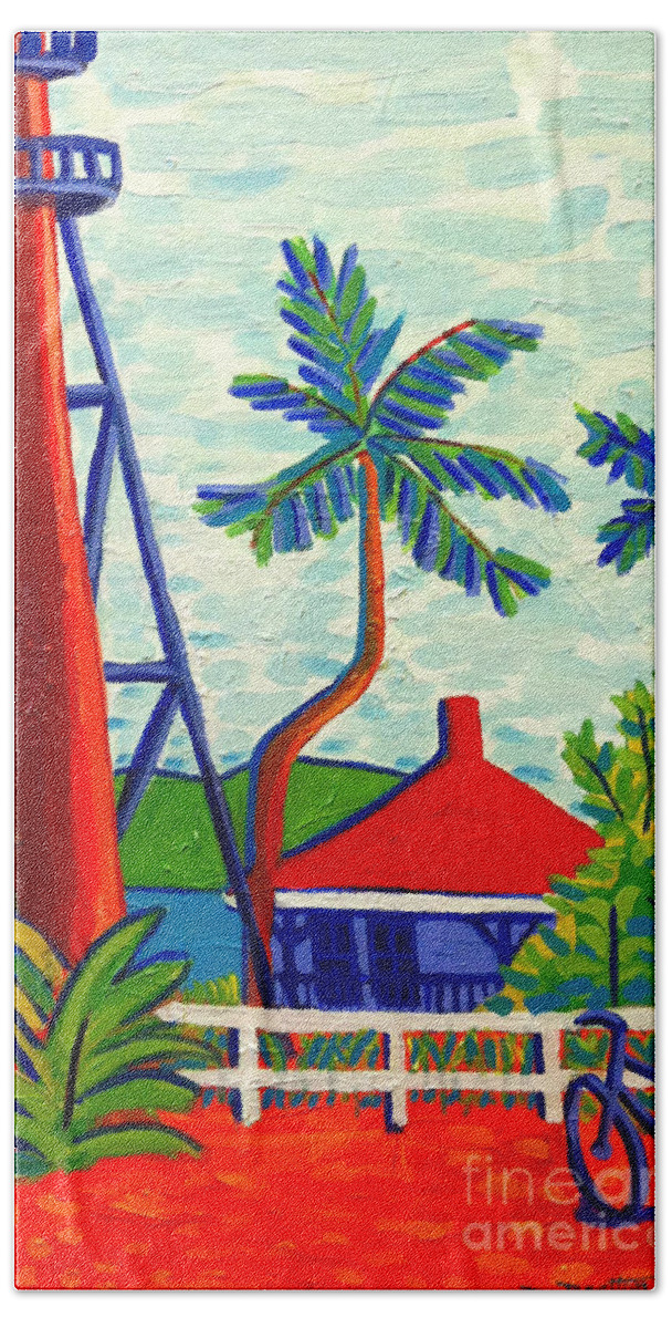 Sanibel Island Beach Towel featuring the painting Sanibel Light by Debra Bretton Robinson