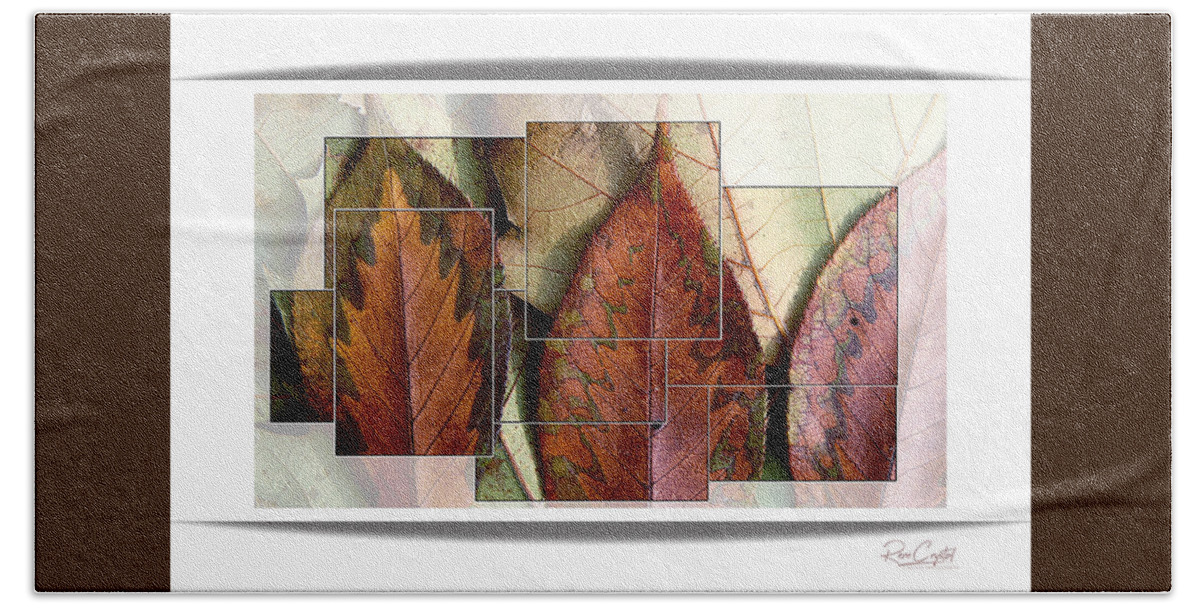 Leaves Beach Towel featuring the photograph Segmented Autumn by Rene Crystal