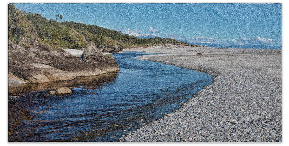 New Zealand Beach Towel featuring the photograph Ship Creek - New Zealand by Steven Ralser
