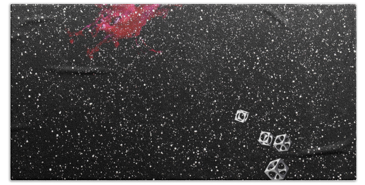 Neil Armstrong Beach Towel featuring the painting Space Odyssey by David Arrigoni