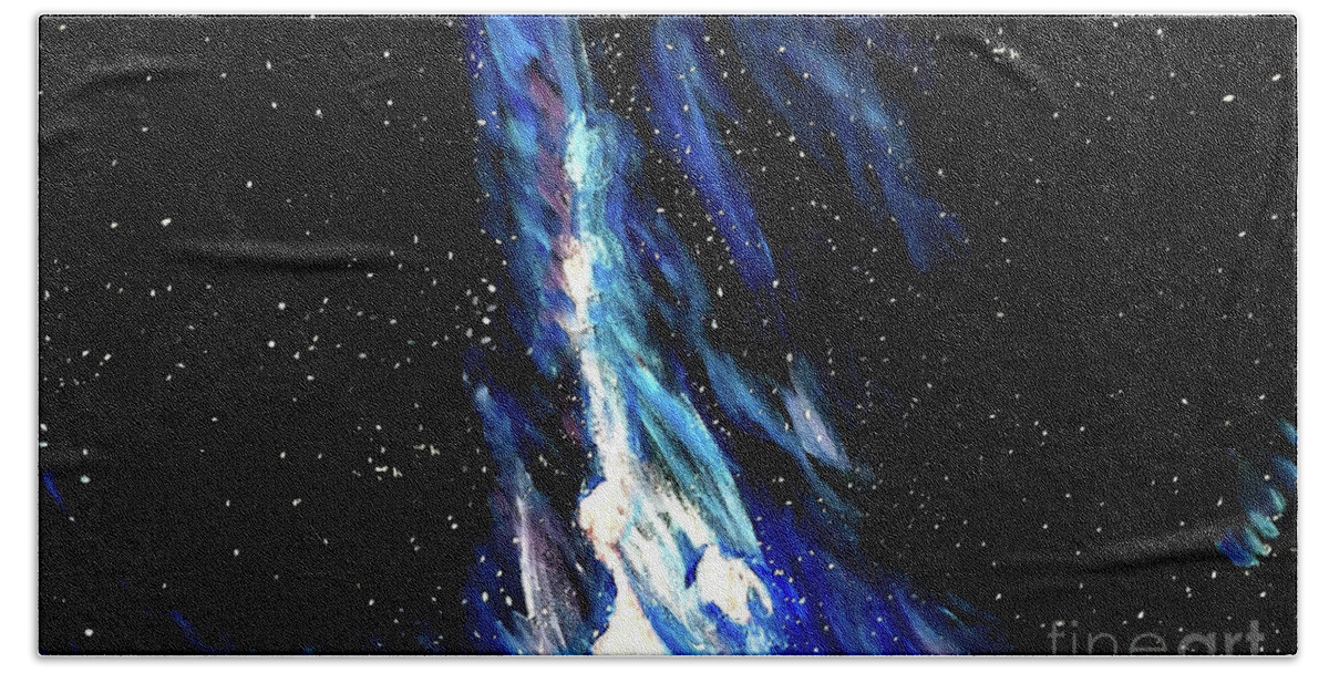 Curtis Sikes Beach Towel featuring the digital art Starry Host by Curtis Sikes