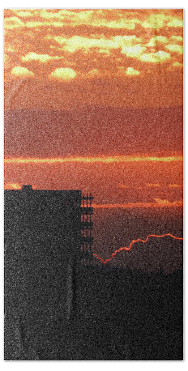 Ann Arbor Beach Towel featuring the photograph Sunrise 3 by Phil Perkins