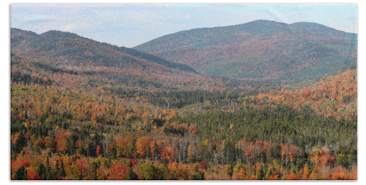 New Hampshire Beach Towel featuring the photograph Swift Diamond River Valley - Dixville, New Hampshire by Brett Pelletier