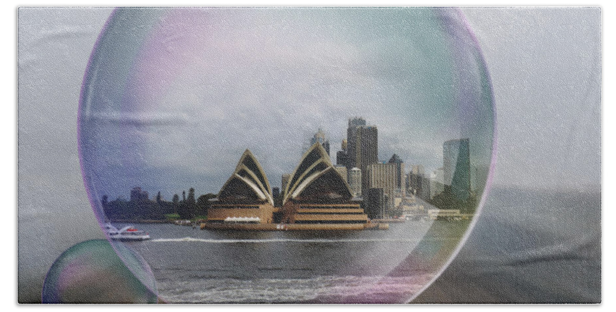 Australia Beach Towel featuring the photograph Sydney Opera House by Richard Gehlbach