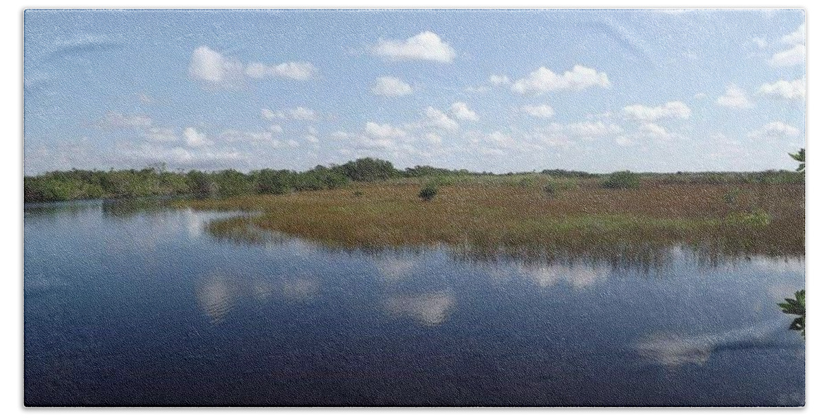 Florida Beach Towel featuring the photograph The Everglades by Lindsey Floyd