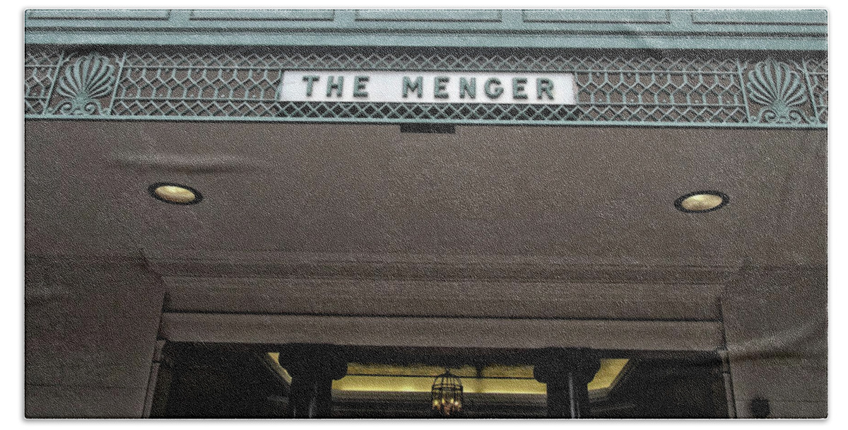 Hotel Beach Towel featuring the photograph The Menger by George Taylor