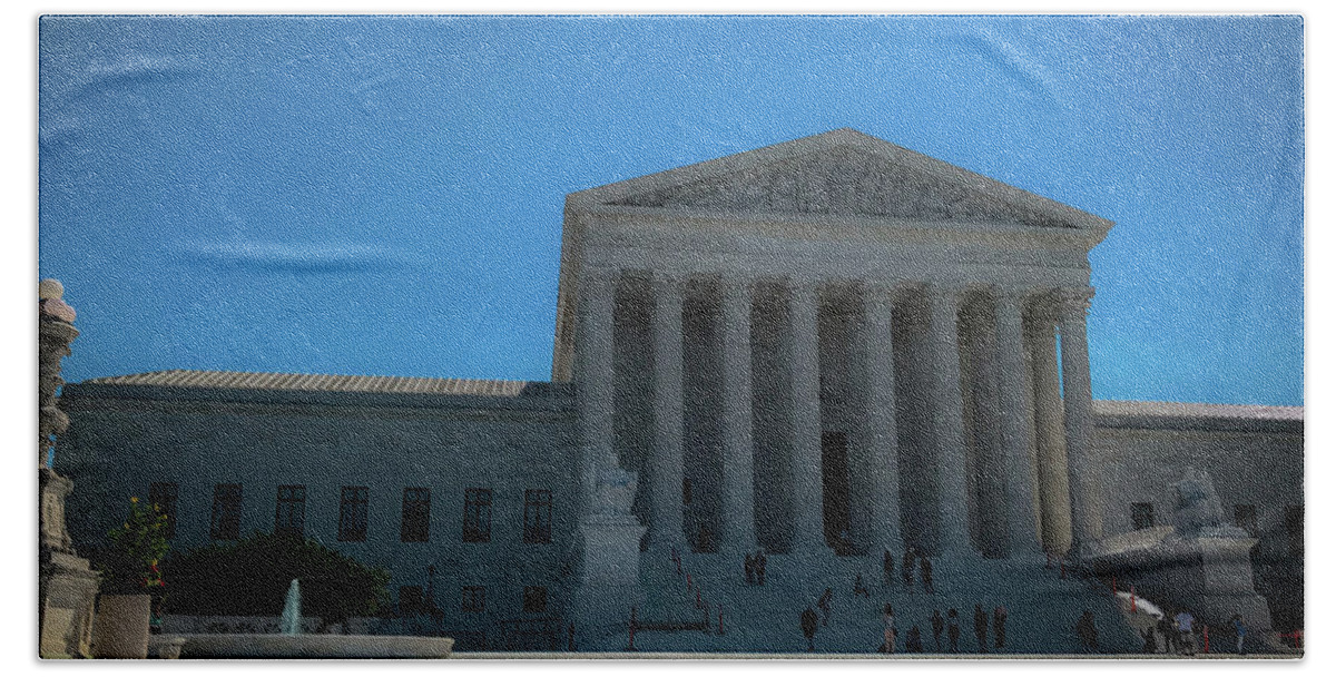 Supreme Court Beach Towel featuring the photograph The Supreme Court by Lora J Wilson