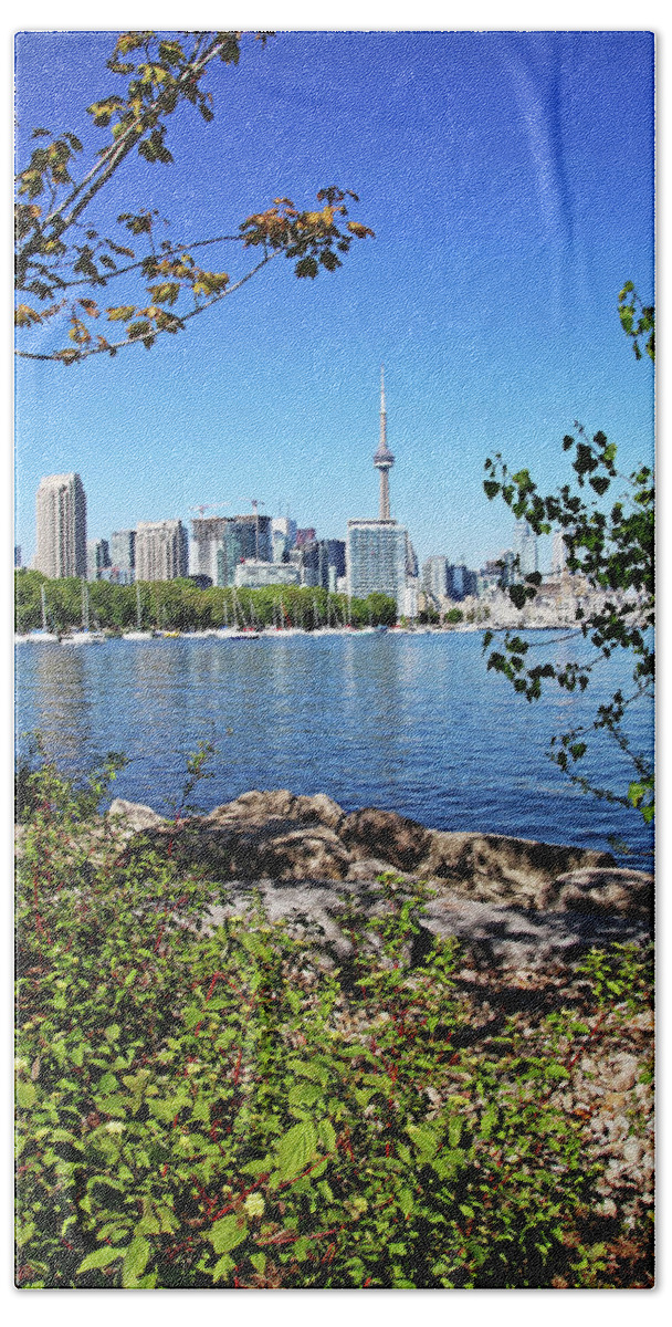 Toronto Beach Towel featuring the photograph Toronto Waterfront I by Debbie Oppermann
