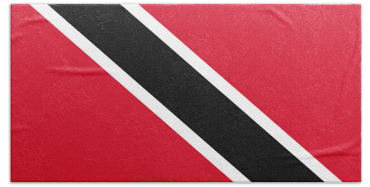 Art Of Flags Beach Towel featuring the painting Trinidad and Tobago by Flags