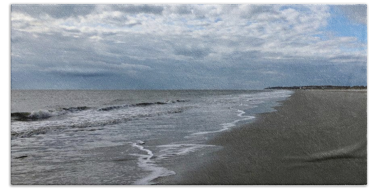 Sandy Beach Towel featuring the photograph Twelve Miles of Sandy Beaches by Dennis Schmidt