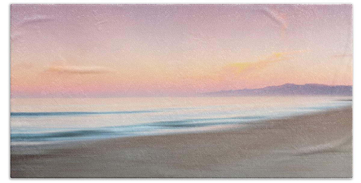 Venice Beach Beach Towel featuring the photograph Venice Pastels by Sean Davey