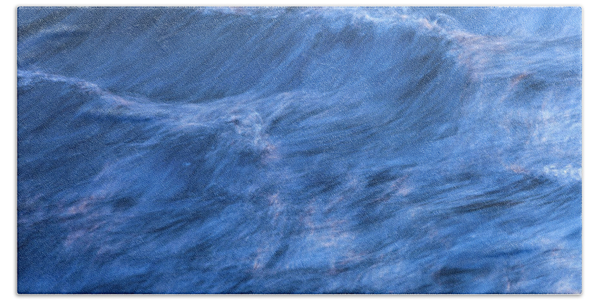 Abstract Beach Towel featuring the photograph Water Abstract by Jonathan Nguyen