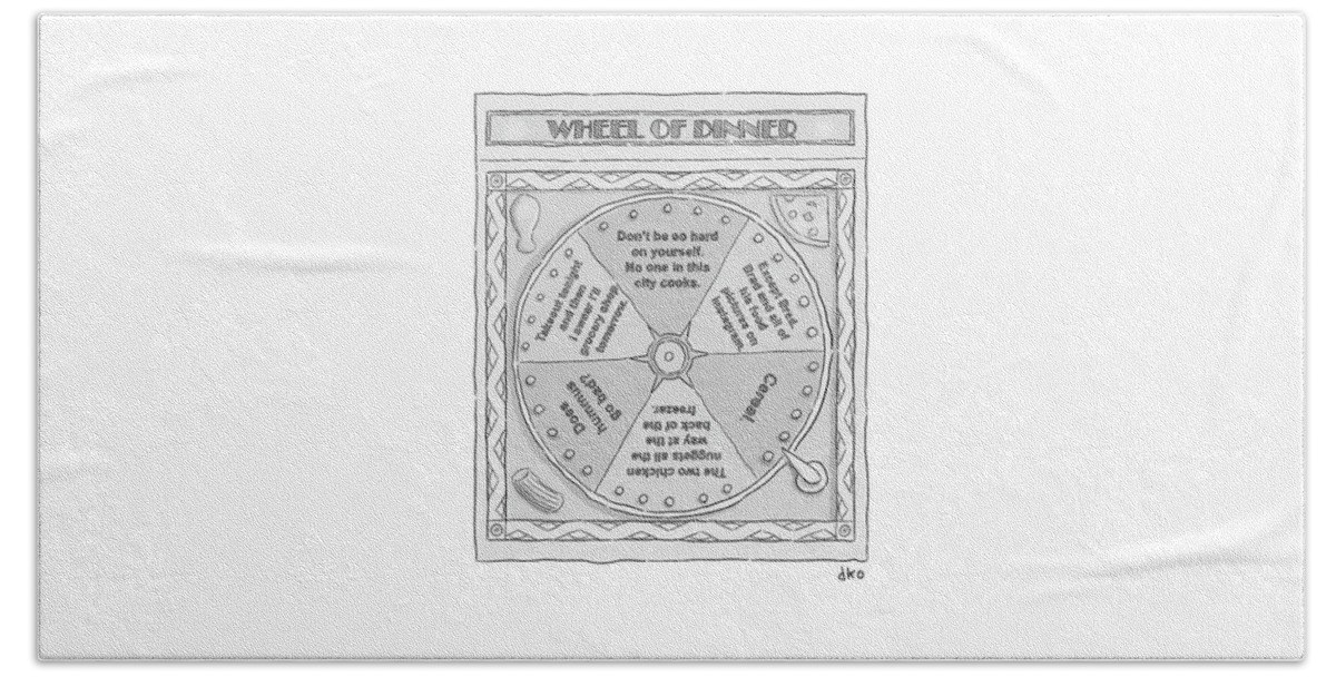 Wheel Of Dinner Beach Sheet
