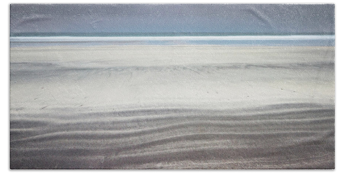 Isle Of Eigg Beach Towel featuring the photograph White Lines by Anita Nicholson