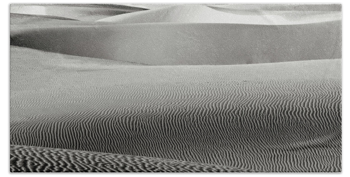 White Sands Beach Towel featuring the photograph White Sands Ocean by Robert Woodward